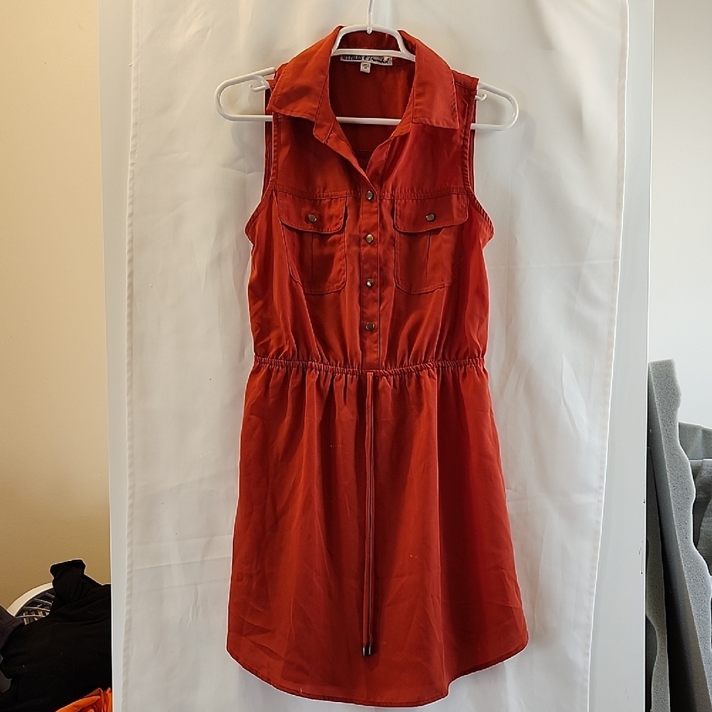 Gypsies & Moondust Rust Mini Dress